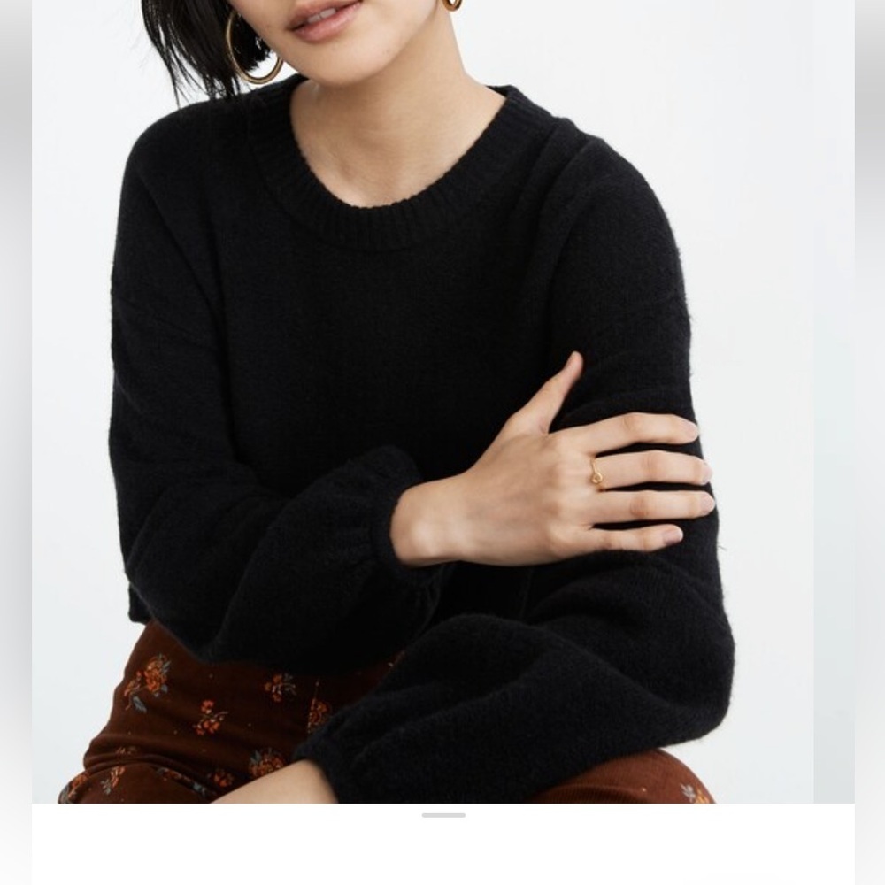 Madewell Peyton Pullover Sweat in Coziest Yarn